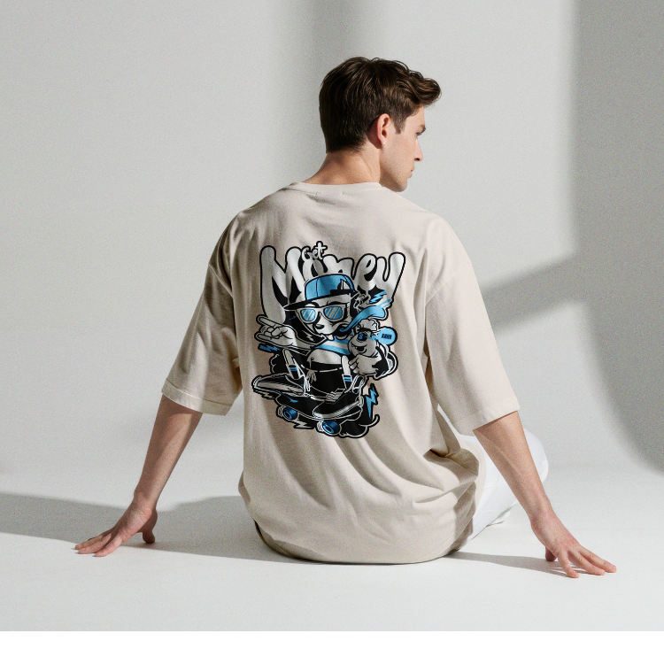 Premium 240 GSM Oversized Cotton Tee | Unisex Relaxed Fit