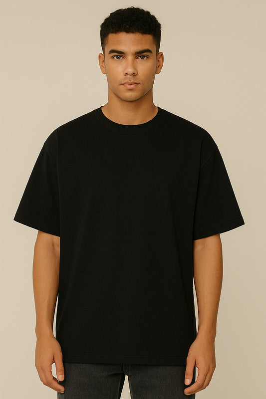 Premium 100% Cotton Oversized T-Shirt – 180 GSM Streetwear Essential