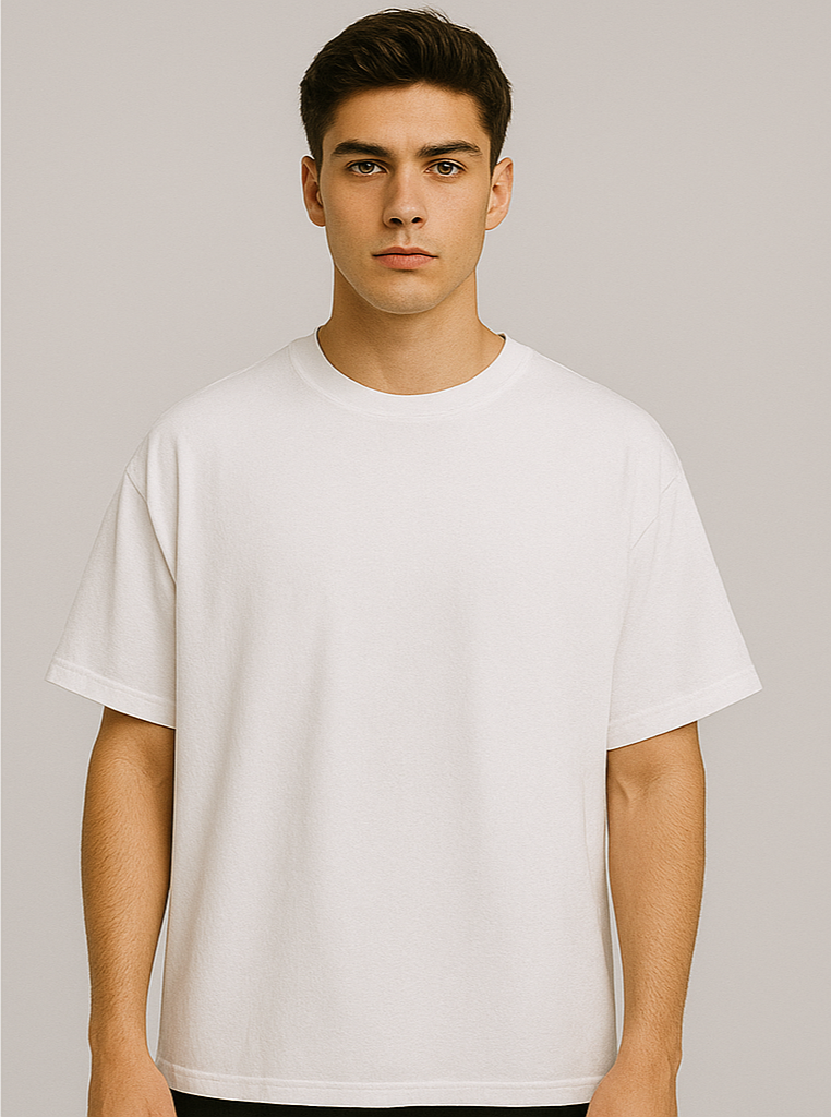 Oversized 180 GSM Premium Cotton T-Shirt – Streetwear Essential