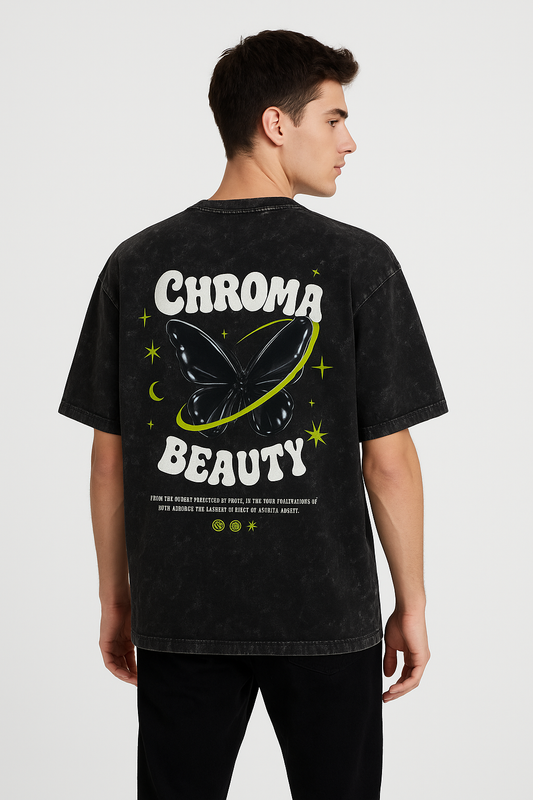 Oversized Acid Wash 240 GSM Cotton T-Shirt – Unisex Streetwear Fit