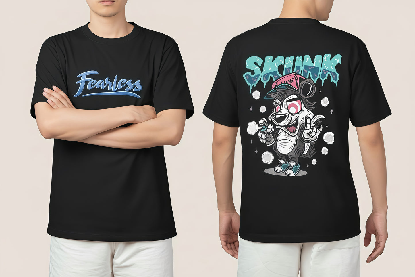 Premium 240 GSM Oversized Drop Shoulder Tee | Unisex Relaxed Fit