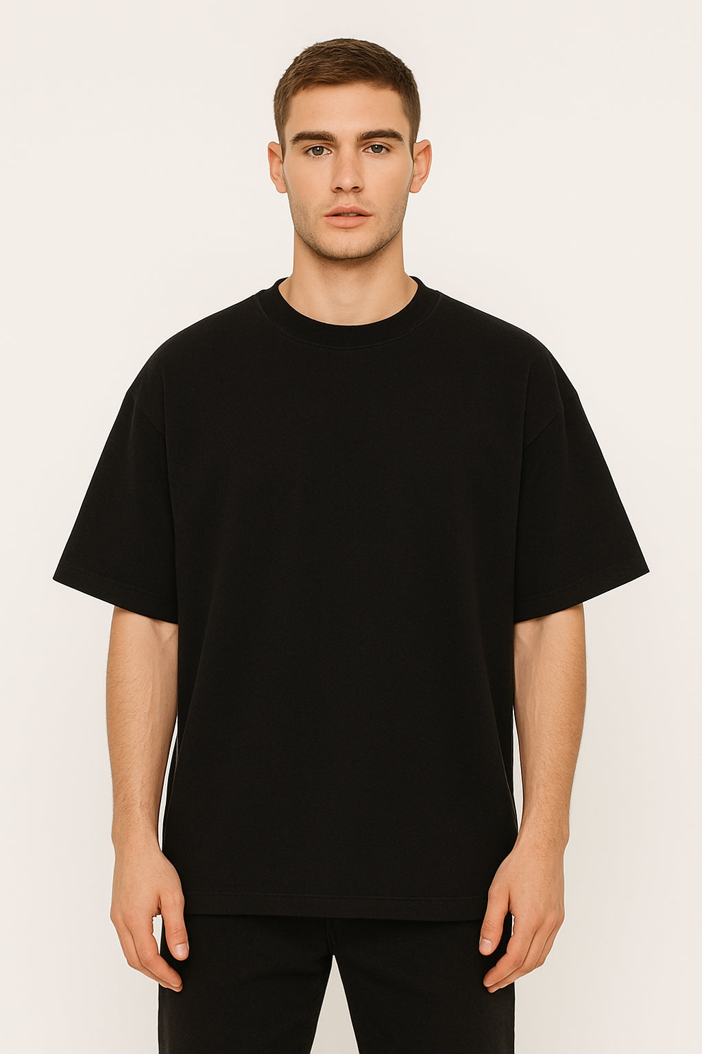 Premium 240 GSM Oversized Cotton Tee | Unisex Relaxed Fit