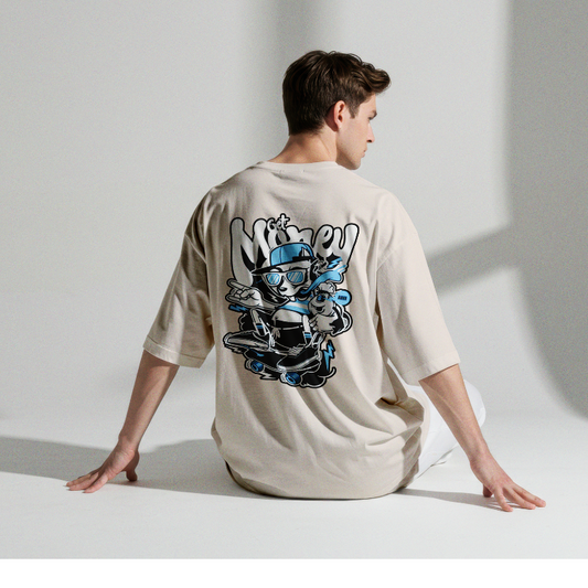 Premium 240 GSM Oversized Cotton Tee | Unisex Relaxed Fit